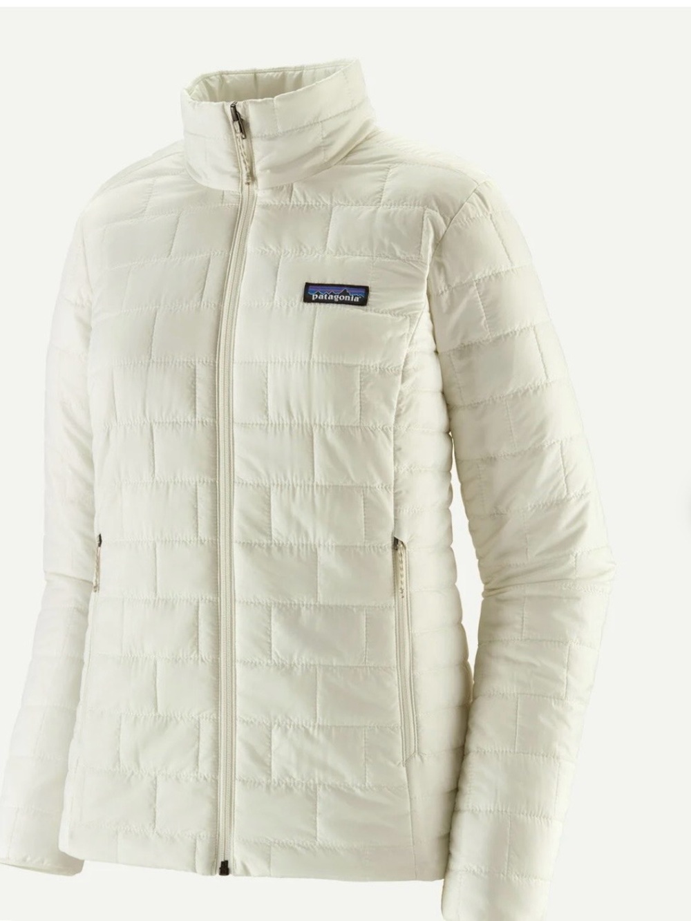 Patagonia Women's Off-White Quilted Lightweight Puffer Jacket